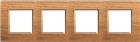 Bticino LivingLight Afdekraam schakelmateriaal | BTLNA4802M4LNC
