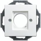 Balance Centraalplaat Neutrik XLR-D SI-B XLR Basiselement met centrale afdekplaat 1 connector Zonder label wit 2CKA001724A4340