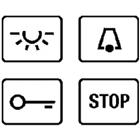 inzetstuk contactdoos wit / wg600 / ap licht Symbool 