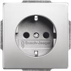 ABB Busch-Jaeger Pure Stainless Steel Wandcontactdoos (WCD schakelmat.) | 2CKA002011A3850