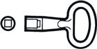Schneider Electric Sarel Sleutel voor kast/lessenaar | NSYLC7