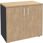 Lage kast Urban met glanzende handgreep 72x80 cm 1 legbord - zelf te monteren