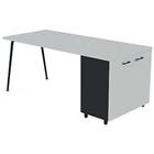 Bureau met kantoorkast 140x80 cm HB - Quadrifoglio