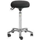 Kruk alu50 model met hoge zitting Tetra, 3D stof - Global Professional Seating