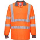 Poloshirt Lange Mouw Hi-Vis Oranje S277 Portwest