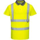 Polo Korte Mouw Hi-Vis Geel S477 Portwest