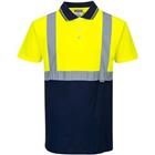 Polo Tweekleuren Blauw/geel S479 Portwest