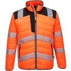 Jas met hoge zichtbaarheid Baffle PW371, zwart/oranje - Portwest