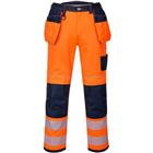 Werkbroek PW3 Hi-Vis Blauw/oranje T501 Portwest