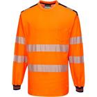 T-shirt met lange mouw PW3 Hi-Vis T185 Blauw/oranje Portwest