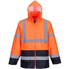 Regenjack Klassiek Tweekleuren Hi-Vis Blauw/oranje H443 Portwest