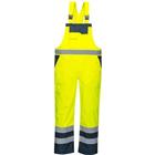 Overall Amerikaans Tweekleuren Ongevoerd Blauw/geel S488 Portwest