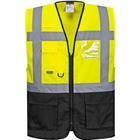 Vest Executive Warsaw Zwart/geel C476 Portwest