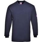 T-shirt Lange Mouw Anti-Statisch Vlamvertragend FR11 Blauw Portwest