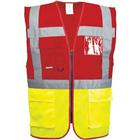 Vest Executive Paris Rood/geel C276 Portwest