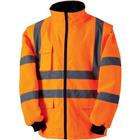 Signaalvest met verwijderbare mouwen weerbestendig PU-gecoat polyester