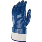 Handschoen zware nitril coating blauw - Singer