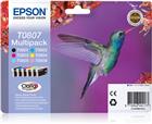 Epson Hummingbird Multipack 6-colours T0807 Claria Photographic Ink