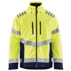 Winterjas High Vis 4780 - geel/marineblauw