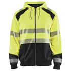 Sweatshirt Hooded High Vis 3546 - geel/zwart