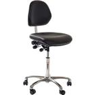 Gevulde stoel van imitatieleer - ESD Aktiv - Global Professional Seating