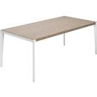 Bureau recht houtfineer X9-serie - 181 cm - Quadrifoglio