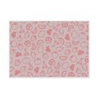 Placemat Fruit Abstract rood