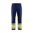 Werkbroek met Stretch High Vis 1551- marineblauw/geel