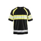 T-shirt High Vis UV 3337 - ronde hals - fluo geel/zwart