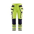 Werkbroek High Vis met 4-weg stretch 1997 - geel/marineblauw