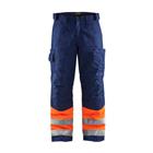 Winterwerkbroek High Vis 1862 - oranje/marineblauw