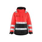 Dames Winterjas High Vis Rood/Zwart - Blåkläder