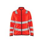 Dames Microfleece vest High Vis Fluor Rood - Blåkläder