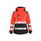 Dames shelljack High Vis Rood/Zwart - Blåkläder