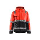 Winterjas High Vis 4870 - rood/zwart