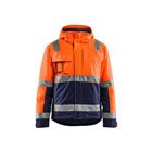 Winterjas High Vis 4870 - oranje/marineblauw