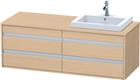 Duravit Ketho Wastafelonderkast | KT6757R3030