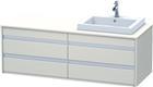 Duravit Ketho Wastafelonderkast | KT6757R9191