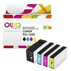 OWA PGI1500XL Compatibel Inktcartridge K10404OW Cyaan, geel, magenta, zwart 4 Stuks