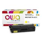 OWA TN-421Y Compatibel Brother Tonercartridge Geel