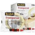 Scotch tape Crystal Clear 550 transparant 19 mm (B) x 66 m (L) 8 rollen