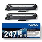 Brother TN247BKTWIN Origineel Tonercartridge Zwart Duopak 2 Stuks