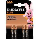 Duracell Batterijen Plus 100 AAA Alkaline 4 Stuks