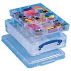 Really Useful Box Archiefboxen 15 vakjes 4 L Transparant Plastic 39,5 x 25,5 x 8,5 cm
