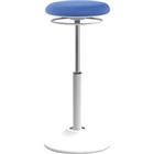 euroseats Sit Stand Stool Mango Stof Wit, Blauw