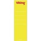 Viking Ordnerrugetiketten Speciaal kort Geel 10 Stuks 6 x 19,1 cm