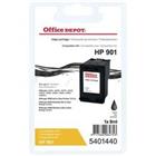 Office Depot 901 compatibele HP inktcartridge CC653A zwart