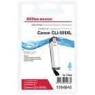Office Depot CLI-551C XL compatibele Canon inktcartridge cyaan