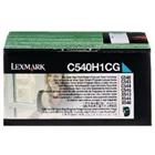 Lexmark C540H1CG Origineel Tonercartridge Cyaan