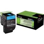 Lexmark Origineel Tonercartridge 80C2SC0 Cyaan